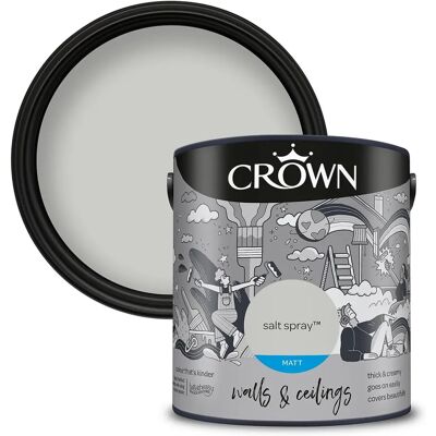 Crown Matt Paint Emulsion Walls & Ceilings 2.5L - Paint Crown Matt Paint Emulsion Walls & Ceilings 2.5L - Paint