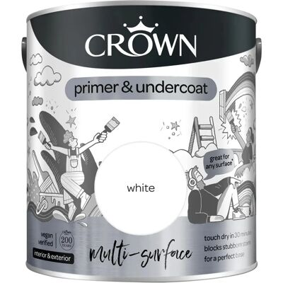 Crown Model Quick Dry Multi Surface Primer & Undercoat - 750ml Crown Model Quick Dry Multi Surface Primer & Undercoat - 750ml