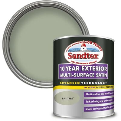 Sandtex Bay Tree 750ml Satin Paint - Exterior Sandtex Bay Tree 750ml Satin Paint - Exterior