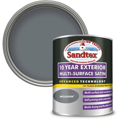 Sandtex 10 Year Multi Surface Satin Paint - Seclusion - Exterior Sandtex 10 Year Multi Surface Satin Paint - Seclusion - Exterior