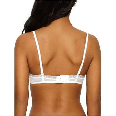 Gossard Gossies Sheer Plunge Bra - White - Support up to G Gossard Gossies Sheer Plunge Bra - White - Support up to G