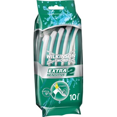 Wilkinson Sword Extra 2 Sensitive - Razors for Sensitive Skin Wilkinson Sword Extra 2 Sensitive - Razors for Sensitive Skin