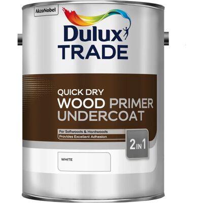 Dulux Trade Quick Dry Wood Primer Undercoat - 5L Dulux Trade Quick Dry Wood Primer Undercoat - 5L