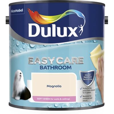 Dulux Bathroom Plus Soft Sheen Paint - Jasmine White - Paint Dulux Bathroom Plus Soft Sheen Paint - Jasmine White - Paint
