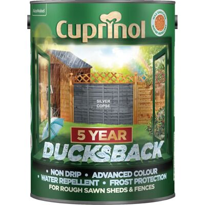 Cuprinol Silver Copse 5L Protects Wood - Weatherproof Paint Cuprinol Silver Copse 5L Protects Wood - Weatherproof Paint