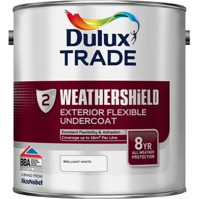 Dulux Trade Weathershield Exterior Flexible Undercoat - 2.5 L Dulux Trade Weathershield Exterior Flexible Undercoat - 2.5 L