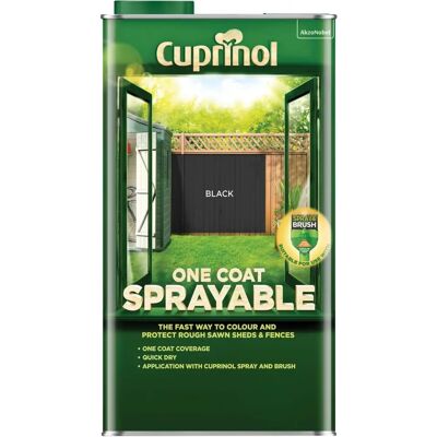 Cuprinol Black Fence Paint - 5L Cuprinol Black Fence Paint - 5L