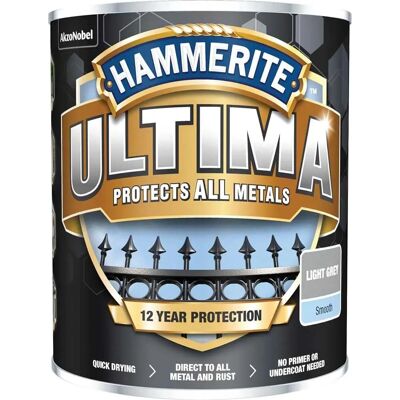 Hammerite Ultima Metal Paint Light Grey - Metal Paint Hammerite Ultima Metal Paint Light Grey - Metal Paint
