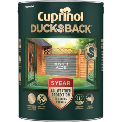 Cuprinol Cuprinol Ducksback 5L Waterproof Fence & Shed Paint Cuprinol Cuprinol Ducksback 5L Waterproof Fence & Shed Paint