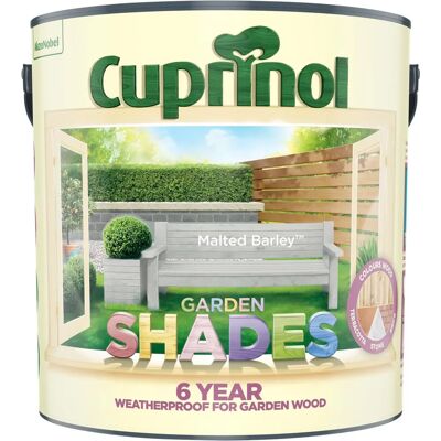 Cuprinol Garden Shades Paint Malted Barley - 2.5L Cuprinol Garden Shades Paint Malted Barley - 2.5L