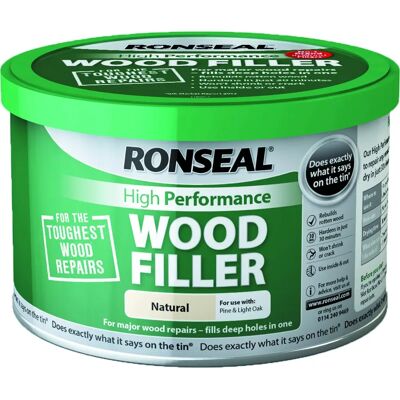 Ronseal High-Performance Wood Filler Natural - Wood Filler Ronseal High-Performance Wood Filler Natural - Wood Filler
