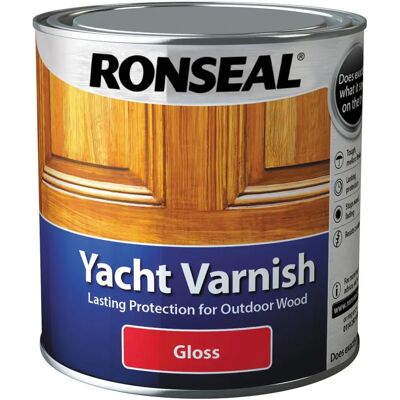 Ronseal Yacht Varnish 1L - Exterior Gloss Protection Ronseal Yacht Varnish 1L - Exterior Gloss Protection