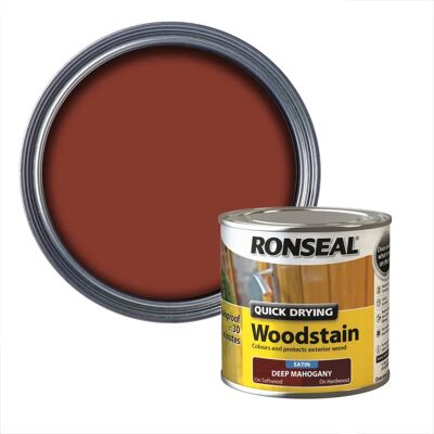 Teinture pour bois Ronseal Acajou Sec Rapide 250ml - Publicité Teinture pour bois Ronseal Acajou Sec Rapide 250ml - Publicité