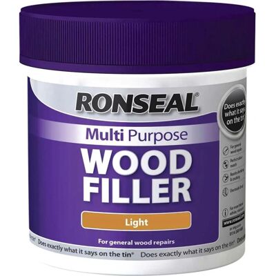 Ronseal MPWFL465 465 g Mastic à bois multi-usage - Clair - Publicité Ronseal MPWFL465 465 g Mastic à bois multi-usage - Clair - Publicité