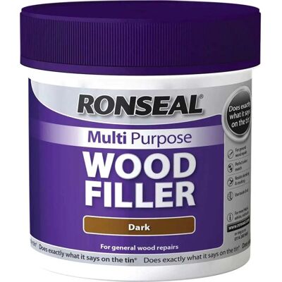 Ronseal Mastic Multifonction Bois Foncé - Mastic pour Bois - Publicité Ronseal Mastic Multifonction Bois Foncé - Mastic pour Bois - Publicité