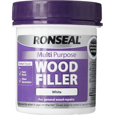 Ronseal RSLMPWFW250G Mastic à bois blanc polyvalent - Mastic à bois - Publicité Ronseal RSLMPWFW250G Mastic à bois blanc polyvalent - Mastic à bois - Publicité