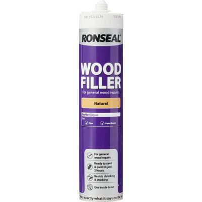 Ronseal RSLMPWFN310 Natural Wood Filler - Multi Purpose 310ml Ronseal RSLMPWFN310 Natural Wood Filler - Multi Purpose 310ml