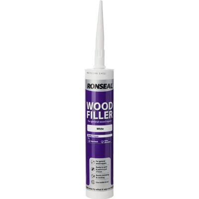 Ronseal White Multi Purpose Wood Filler - Wood Filler - 310ml Ronseal White Multi Purpose Wood Filler - Wood Filler - 310ml