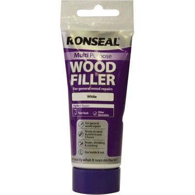Ronseal RSLMPWFL250G 100g Mastic Multi-usage pour Bois - Mastic pour Bois - Blanc - Publicité Ronseal RSLMPWFL250G 100g Mastic Multi-usage pour Bois - Mastic pour Bois - Blanc - Publicité