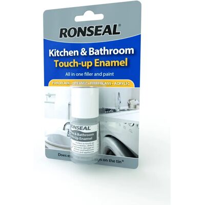 Ronseal KBTUE 10ml Keittiön & Kylpyhuoneen Paikkausmaali - Emali Ronseal KBTUE 10ml Keittiön & Kylpyhuoneen Paikkausmaali - Emali