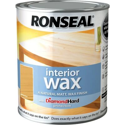 Peinture Blanche Ronseal - 2,5L - Cire Intérieure, Brillant - Publicité Peinture Blanche Ronseal - 2,5L - Cire Intérieure, Brillant - Publicité