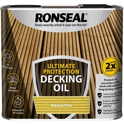 Ronseal Natural Pine Decking Oil - Decking Oil Ronseal Natural Pine Decking Oil - Decking Oil
