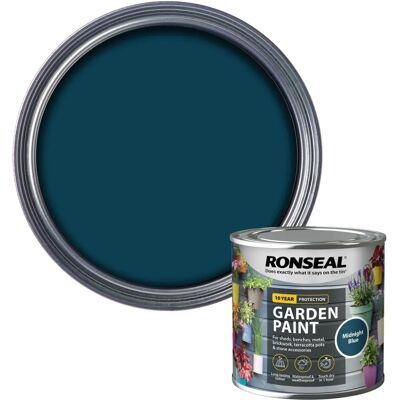 Peinture de jardin bleu nuit Ronseal 250ml - Peinture de jardin - Publicité Peinture de jardin bleu nuit Ronseal 250ml - Peinture de jardin - Publicité