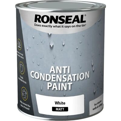 Peinture Anticondensation Blanche Ronseal 750ml - Peinture - Publicité Peinture Anticondensation Blanche Ronseal 750ml - Peinture - Publicité