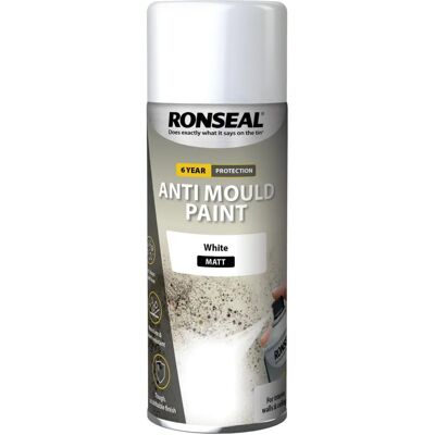 Ronseal 37481 Aérosol Antimousse 6 Ans - Blanc Mat pour Intérieur - Publicité Ronseal 37481 Aérosol Antimousse 6 Ans - Blanc Mat pour Intérieur - Publicité