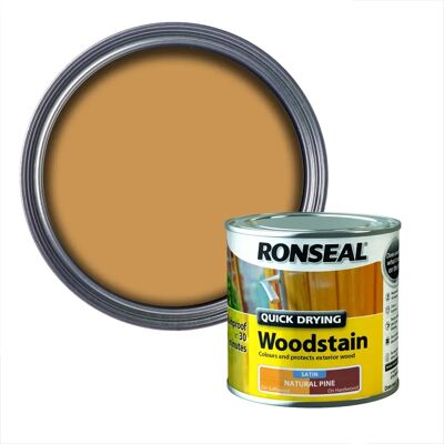Teinture pour Bois Ronseal Pin Naturel 250ml Satin - Protection Extérieure - Publicité Teinture pour Bois Ronseal Pin Naturel 250ml Satin - Protection Extérieure - Publicité