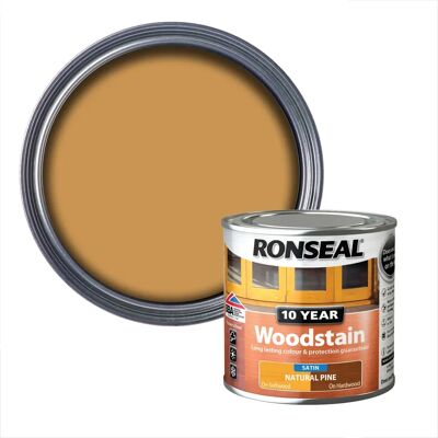 Ronseal 38666 Teinture pour bois 10 ans Pin Naturel - Teinture - Publicité Ronseal 38666 Teinture pour bois 10 ans Pin Naturel - Teinture - Publicité