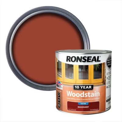 Ronseal Mahogany Woodstain 2.5L - Exterior Wood Protection Ronseal Mahogany Woodstain 2.5L - Exterior Wood Protection