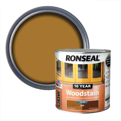 Ronseal Oak Woodstain 10 Year Exterior - Woodstain and Varnish Ronseal Oak Woodstain 10 Year Exterior - Woodstain and Varnish