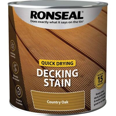 Ronseal Model 39077 Quick Drying Decking Stain - Decking Stain Ronseal Model 39077 Quick Drying Decking Stain - Decking Stain