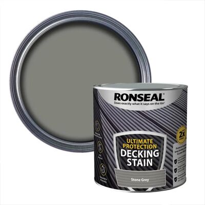 Ronseal Model 39121 Stone Grey Decking Stain - Decking Stain Ronseal Model 39121 Stone Grey Decking Stain - Decking Stain