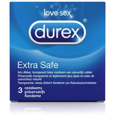 Durex Model - Extra Safe Condooms - 24 Stuks Durex Model - Extra Safe Condooms - 24 Stuks