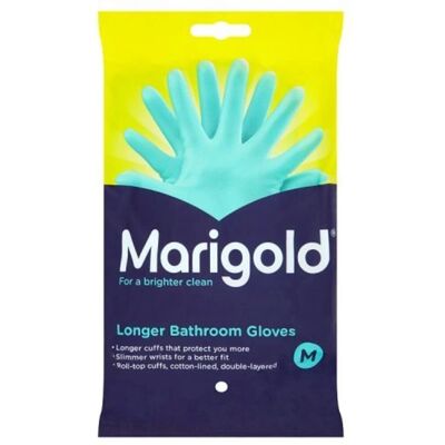 Marigold AEC1480 Longer Bathroom Gloves - Medium - Bathroom Gloves Marigold AEC1480 Longer Bathroom Gloves - Medium - Bathroom Gloves