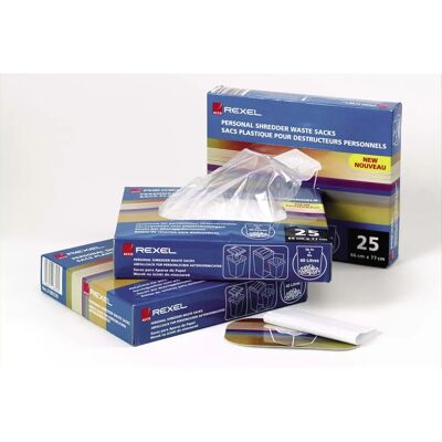 Rexel 40014 Papierzerkleinerer Tasche - 200L - Packung 50 Rexel 40014 Papierzerkleinerer Tasche - 200L - Packung 50