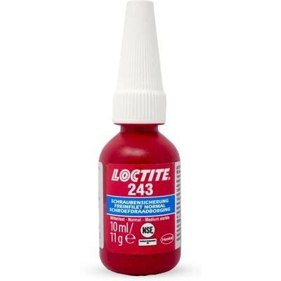 Loctite 243 Medium Strength - 5ml Threadlocker Loctite 243 Medium Strength - 5ml Threadlocker