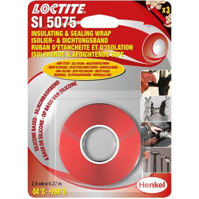 Taśma uszczelniająca silikonowa Loctite - Naprawy hydrauliczne, 4,27M Taśma uszczelniająca silikonowa Loctite - Naprawy hydrauliczne, 4,27M