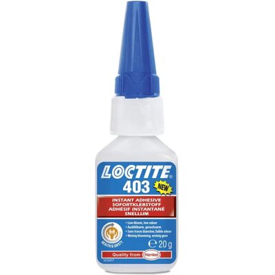 Lepidlo Loctite 1919337 403 - Nízké kvetení Nízký zápach Střední Lepidlo Loctite 1919337 403 - Nízké kvetení Nízký zápach Střední