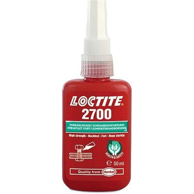 Loctite 2700 Hoge sterkte draadkleefmiddel - Veilig en vriendelijk - 50ml Loctite 2700 Hoge sterkte draadkleefmiddel - Veilig en vriendelijk - 50ml