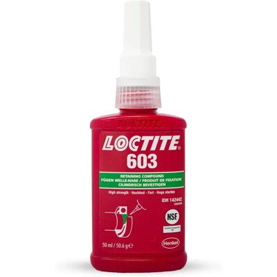 Loctite Loctite 603 High Strength Oil Tolerant Retaining Compound 50Ml Loctite Loctite 603 High Strength Oil Tolerant Retaining Compound 50Ml