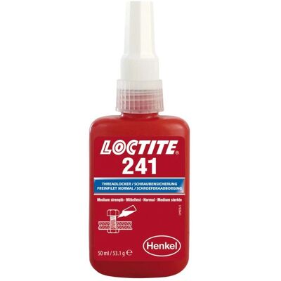 Loctite 135352 241 Résine de fixation - Force moyenne Petites filetages Loctite 135352 241 Résine de fixation - Force moyenne Petites filetages