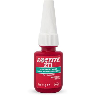 Loctite 271 Alta Resistência - Frasco 5ml Loctite 271 Alta Resistência - Frasco 5ml