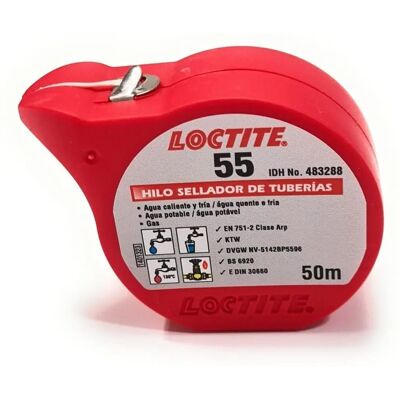 Selante industrial para tubos Loctite - 55m Selante industrial para tubos Loctite - 55m
