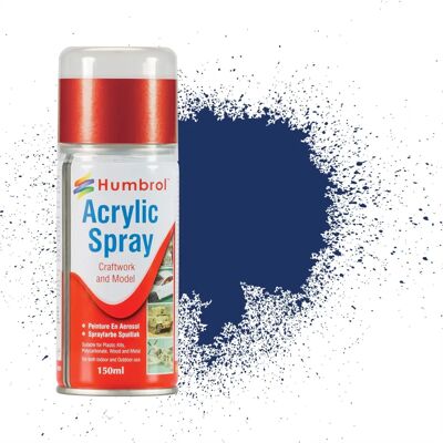 Humbrol Night Blue Acrylic Spray Paint - 150ml - Aerosol - Model & DIY Humbrol Night Blue Acrylic Spray Paint - 150ml - Aerosol - Model & DIY