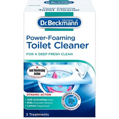 Dr Beckmann Power-Foaming Toilet Cleaner - 3 Treatment Pack - Toilet Cleaner Dr Beckmann Power-Foaming Toilet Cleaner - 3 Treatment Pack - Toilet Cleaner