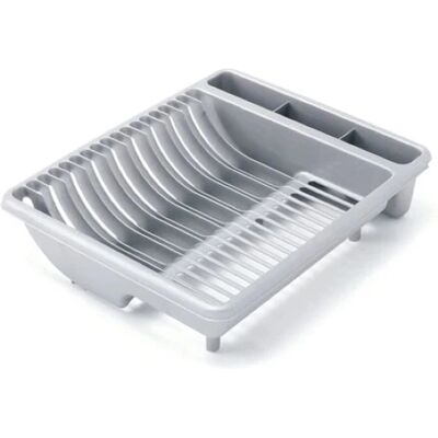 Addis Draining Rack - Metallic Grey - 18 Plate Capacity Addis Draining Rack - Metallic Grey - 18 Plate Capacity