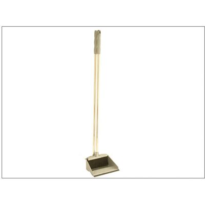 Addis Long Handled Dustpan and Brush Set Metallic Addis Long Handled Dustpan and Brush Set Metallic